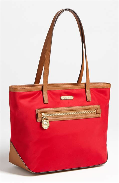 michael michael kors leila nylon bag|Michael Kors kempton nylon tote.